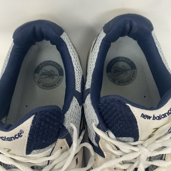 New Balance 766 white blue Abzorb walking shoes comfort wide width 4E - Picture 6 of 9